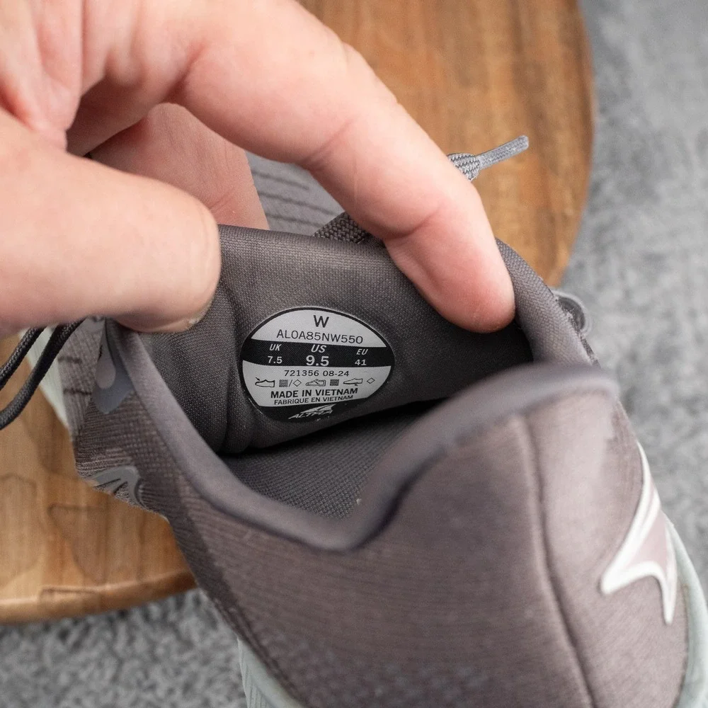 Women's 9.5 Altra Experience Flow Gray/Blue Running Shoe *AL0A85NW550